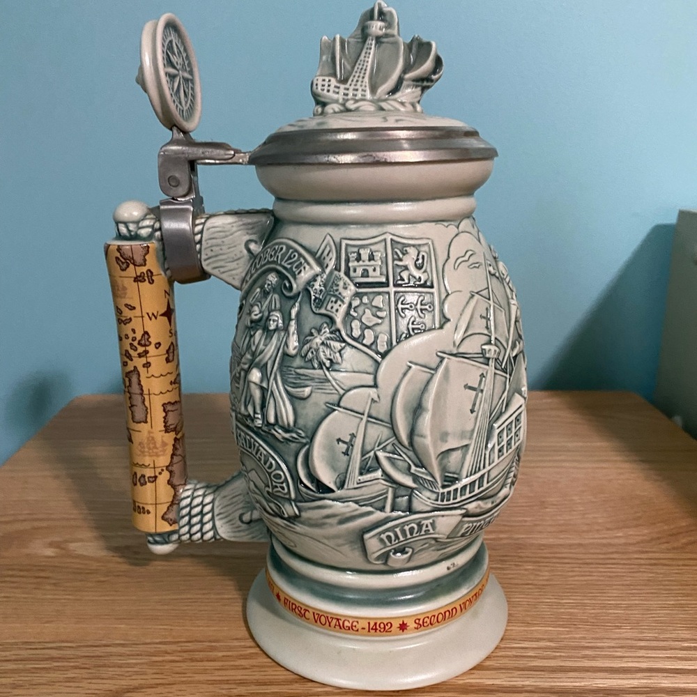 Avon’s Christopher Columbus New World Stein